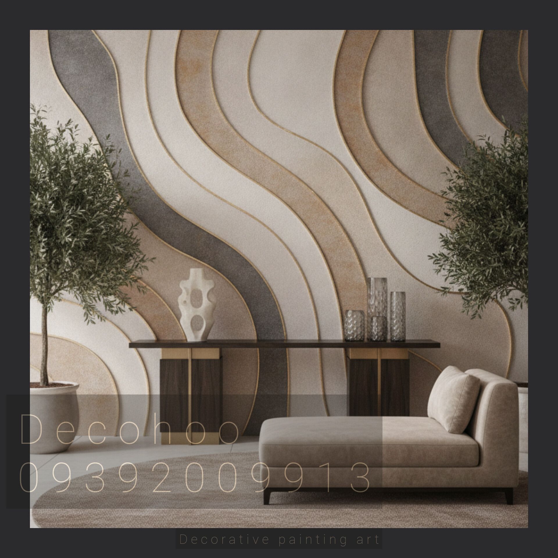 اجرای دیوار لوکس میکروسمنت ⚜️
